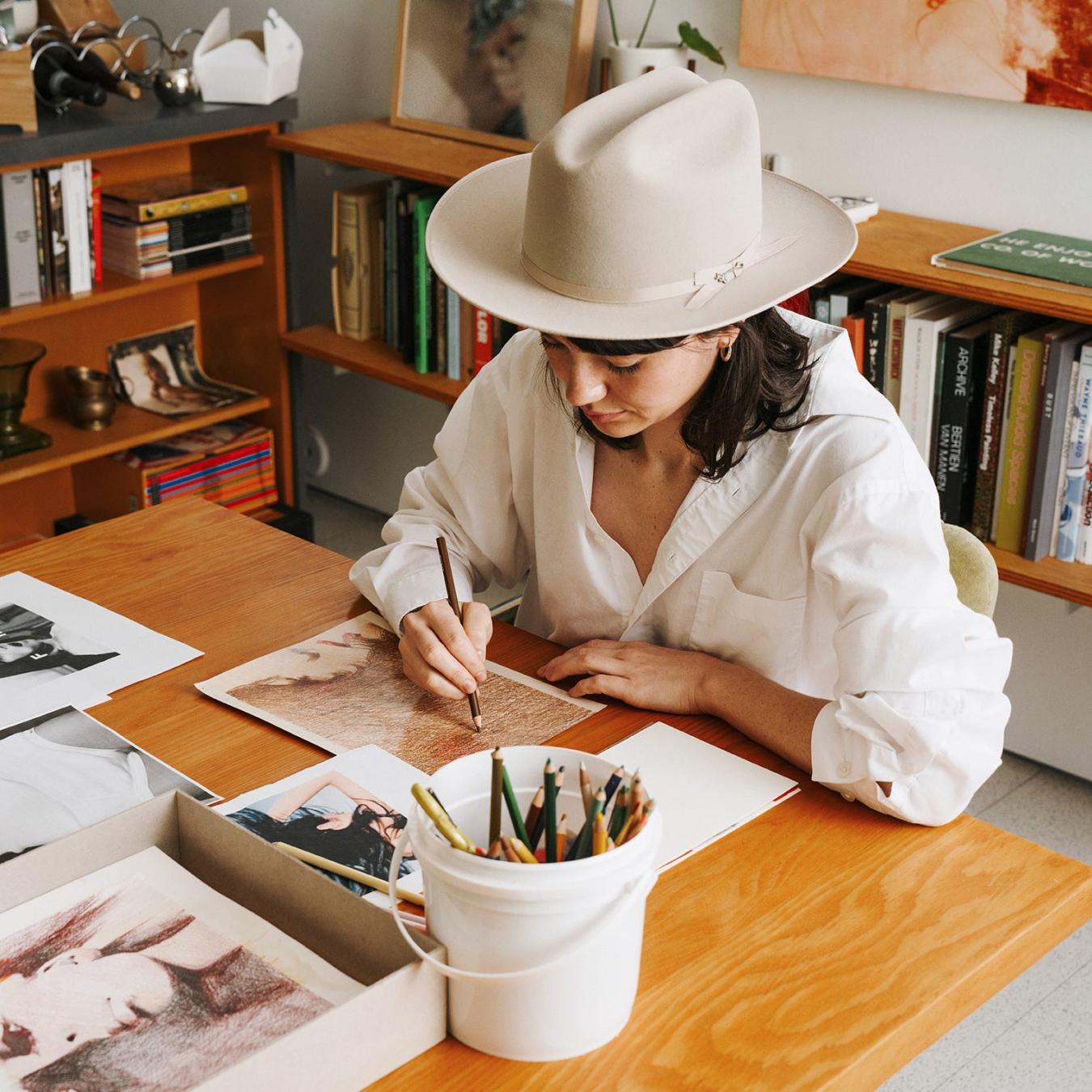 Men/Women Fedora | Stetson Open Road 6X Cowboy Hat Silverbelly