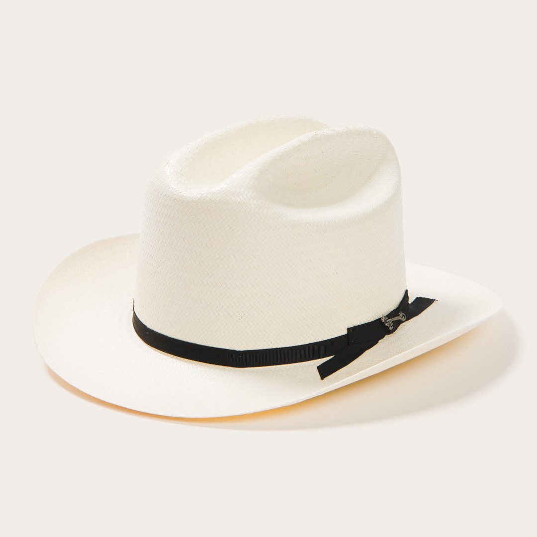Men/Women Fedora | Stetson Open Road 6X Straw Cowboy Hat Natural