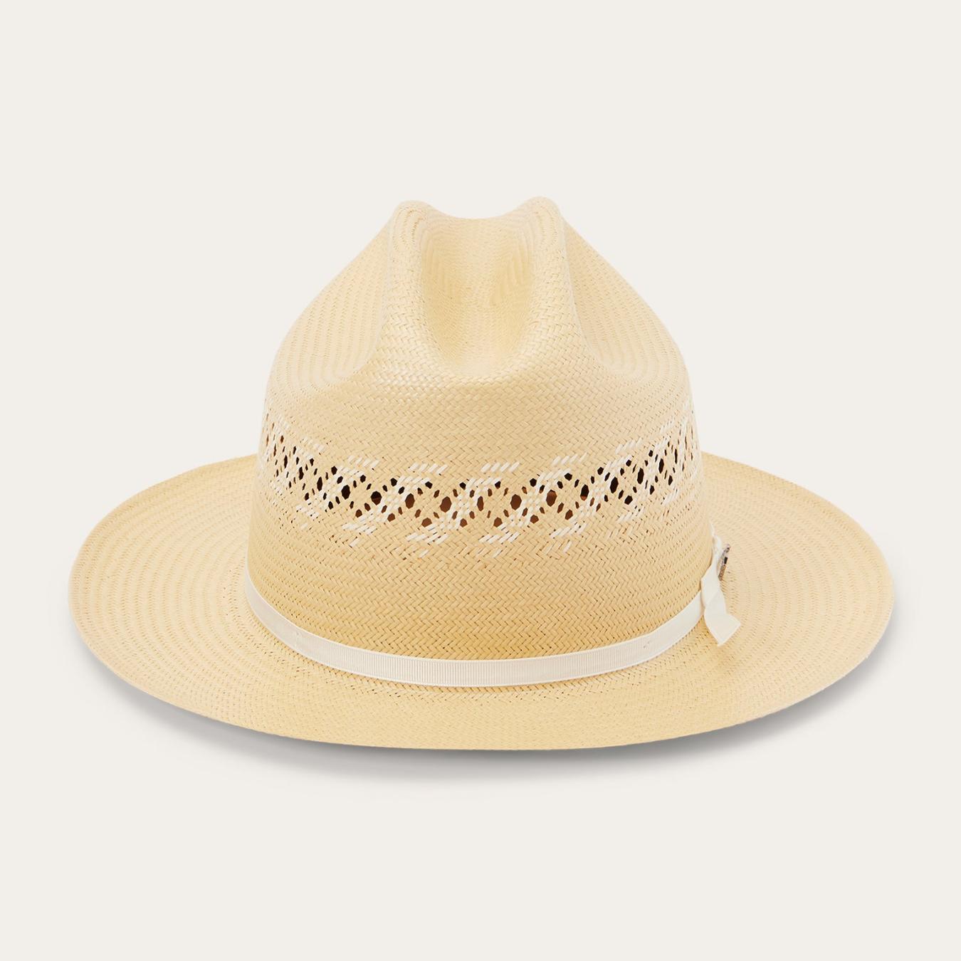 Men/Women Fedora | Stetson Open Road Limited Edition Straw Hat Pecan Ivory
