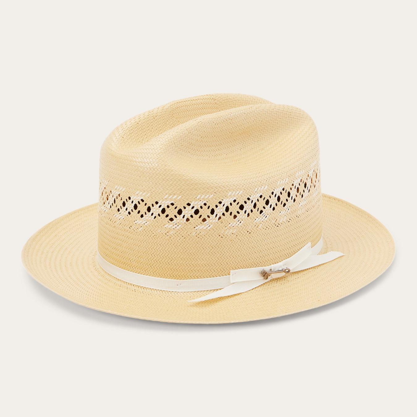 Men/Women Fedora | Stetson Open Road Limited Edition Straw Hat Pecan Ivory