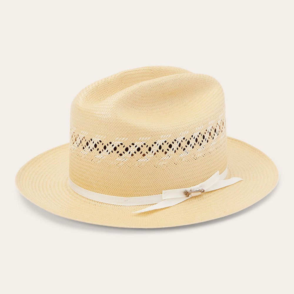Men/Women Fedora | Stetson Open Road Limited Edition Straw Hat Pecan Ivory