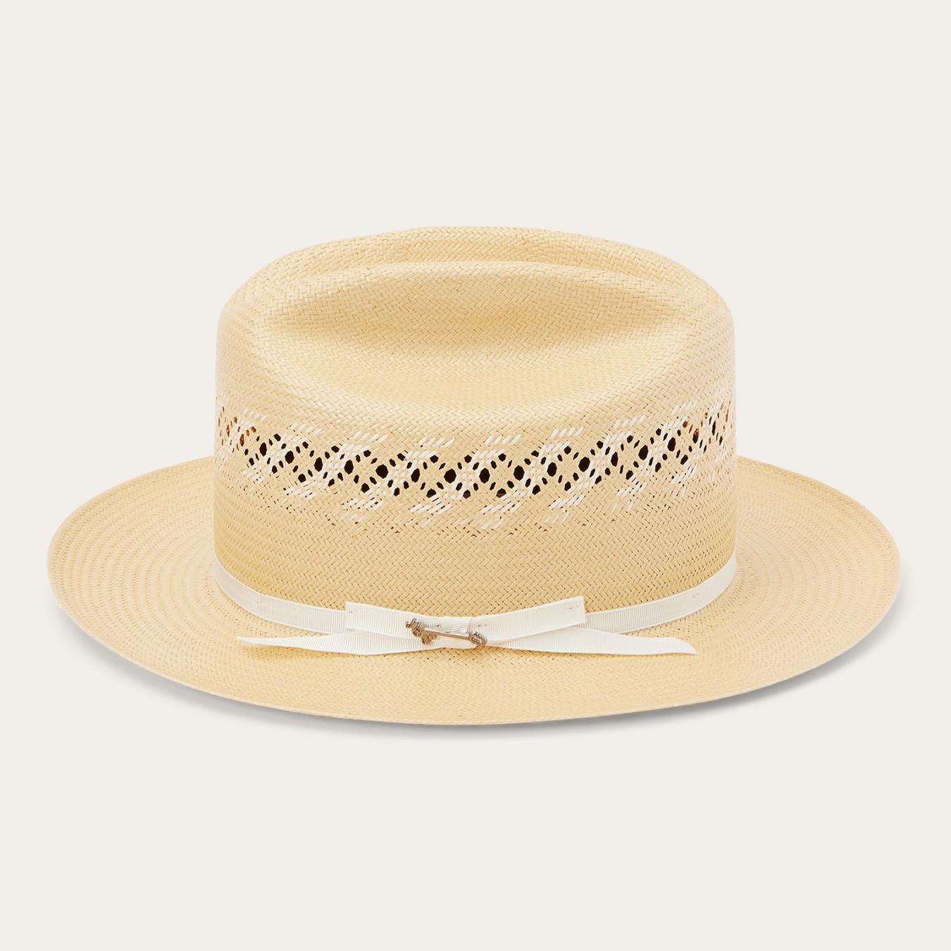Men/Women Fedora | Stetson Open Road Limited Edition Straw Hat Pecan Ivory