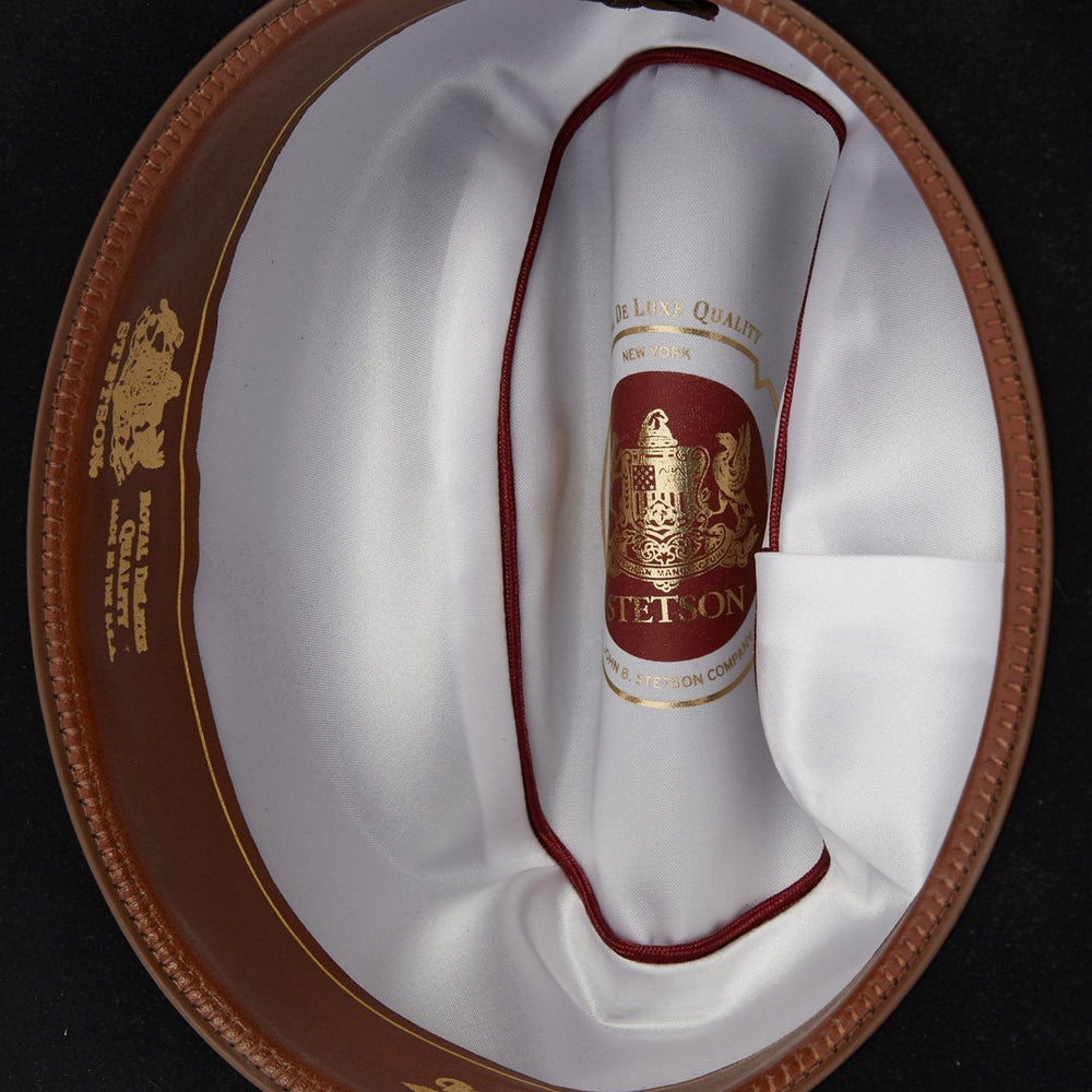 Men/Women Fedora | Stetson Open Road Royal Deluxe Hat Black