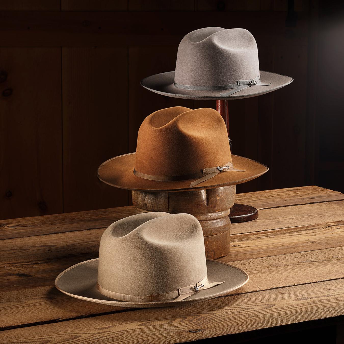 Men/Women Fedora | Stetson Open Road Royal Deluxe Hat Cognac