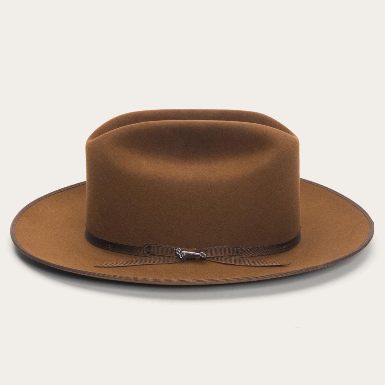 Men/Women Fedora | Stetson Open Road Royal Deluxe Hat Cognac