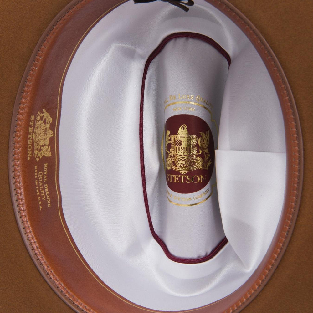 Men/Women Fedora | Stetson Open Road Royal Deluxe Hat Cognac