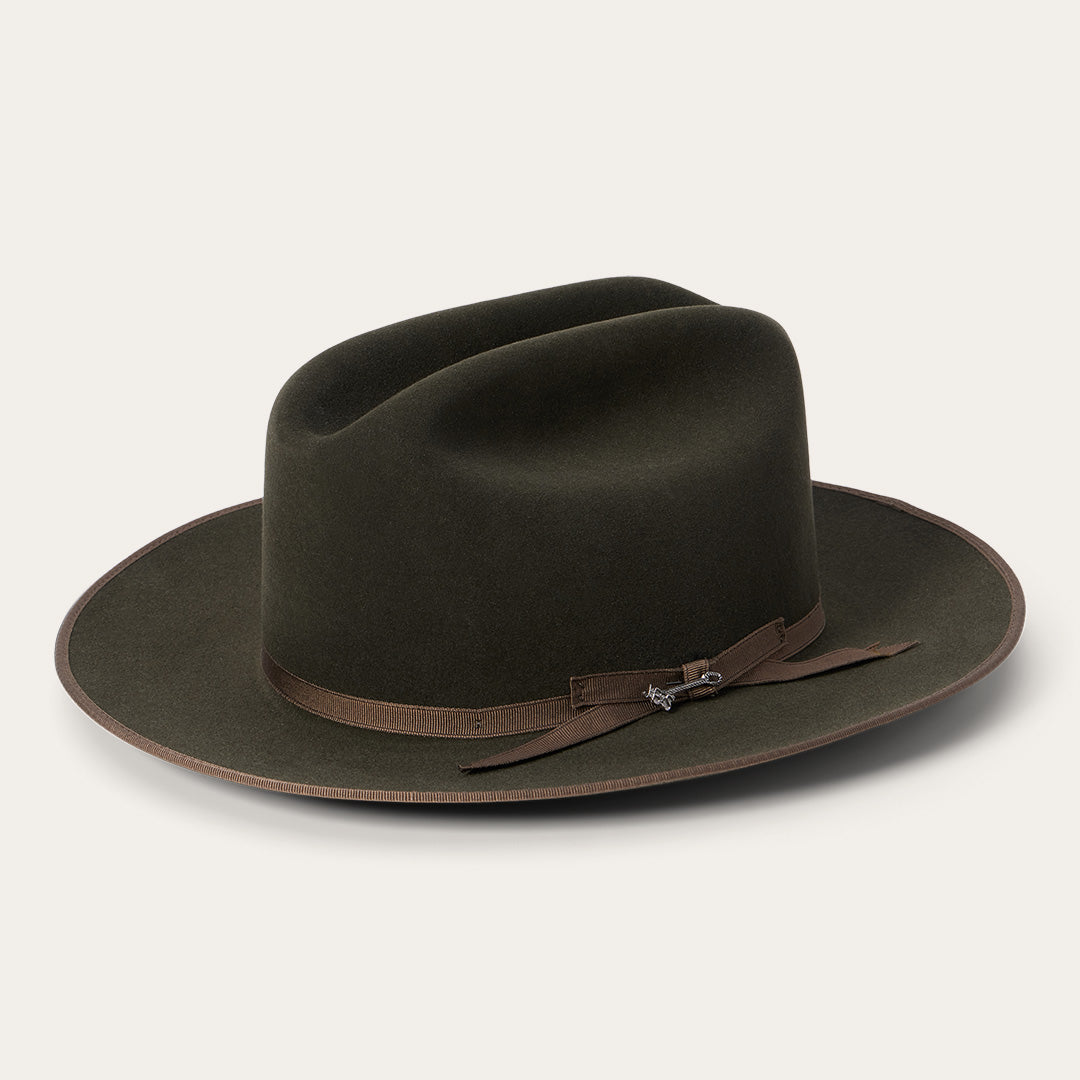 Men/Women Fedora | Stetson Open Road Royal Deluxe Hat Sage