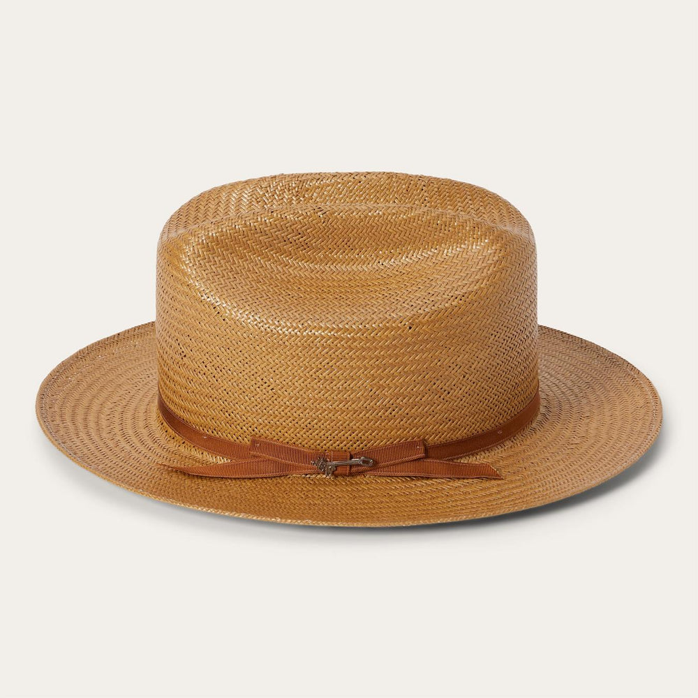 Men/Women Fedora | Stetson Open Road Straw Hat Cognac