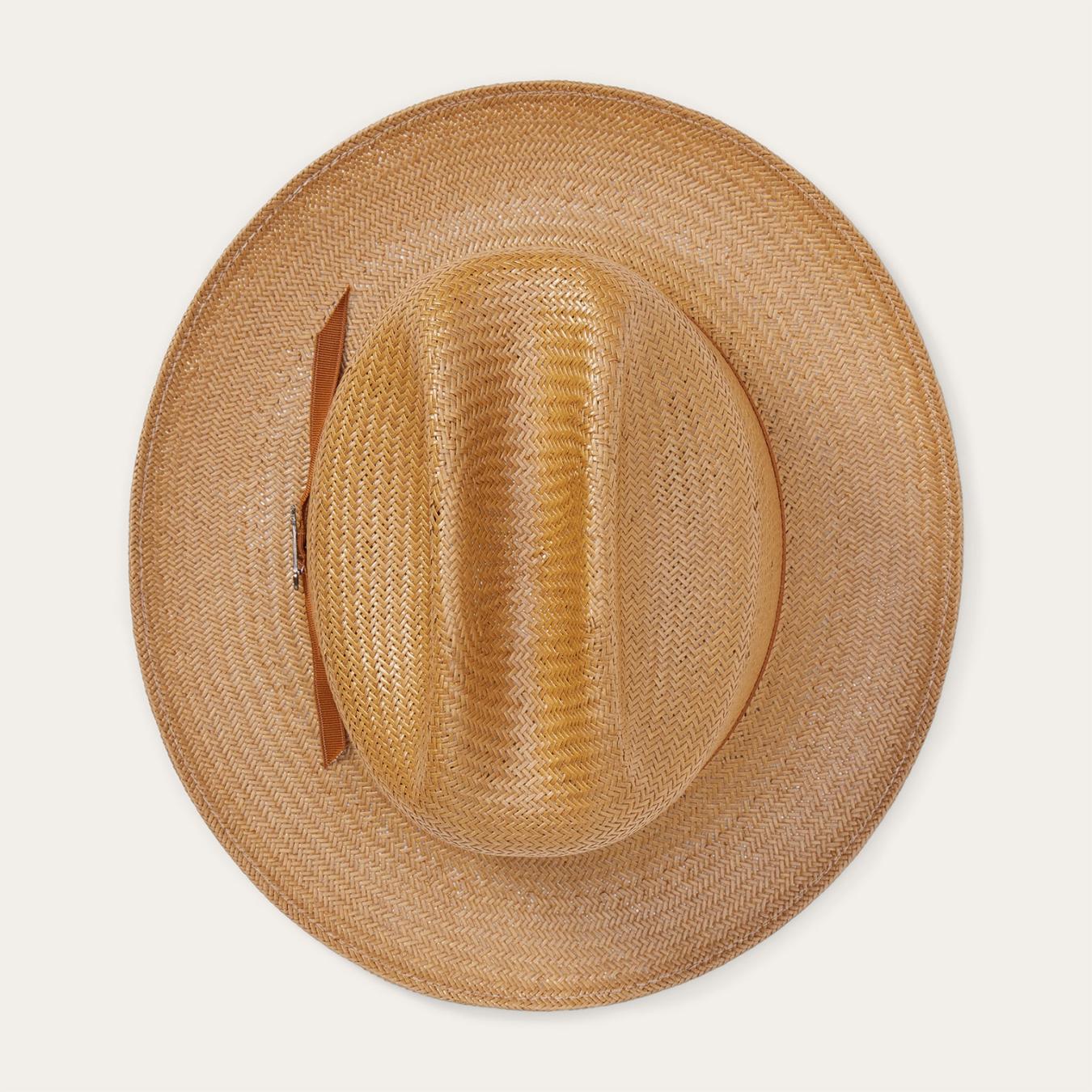 Men/Women Fedora | Stetson Open Road Straw Hat Cognac