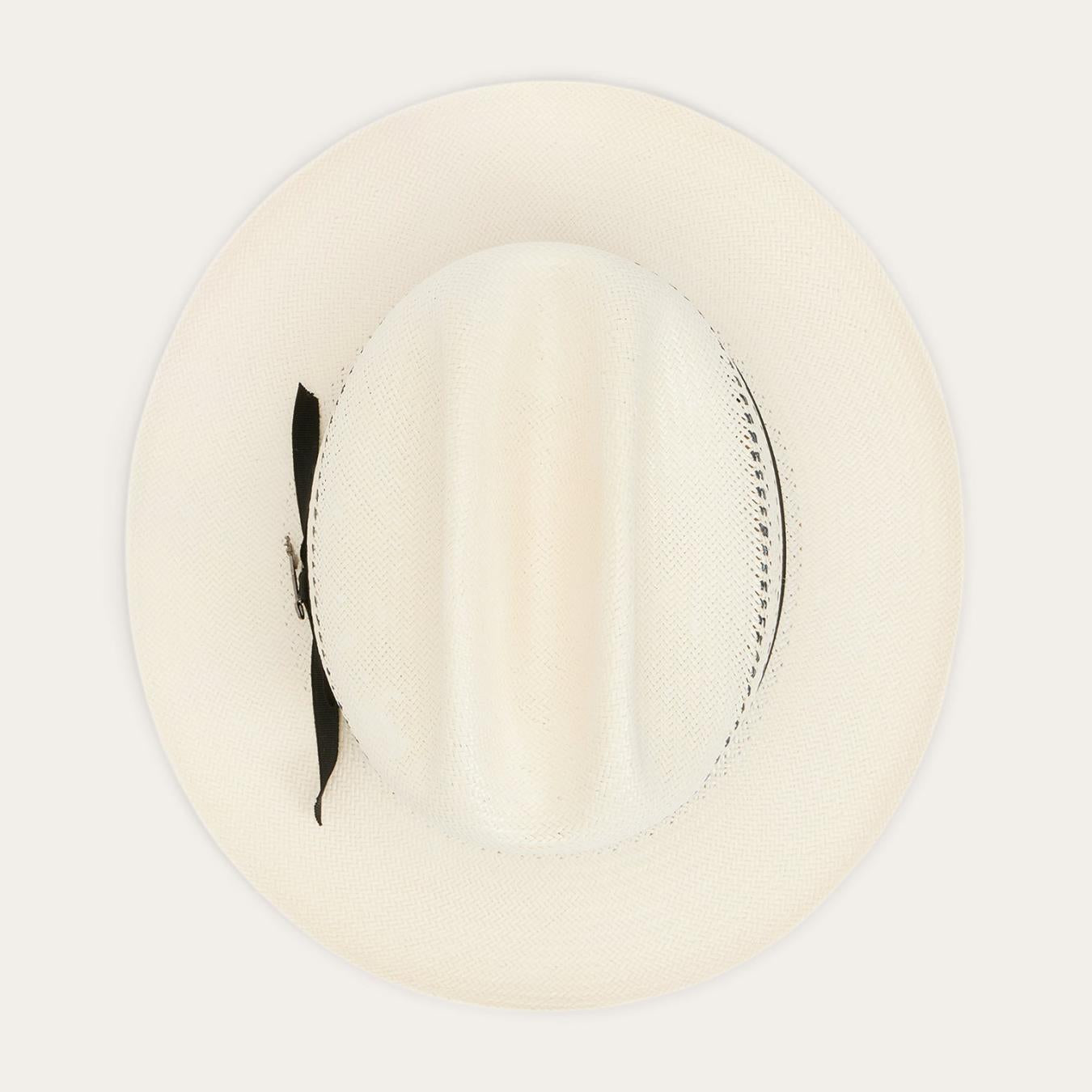 Men/Women Fedora | Stetson Open Road Straw Hat Natural/black