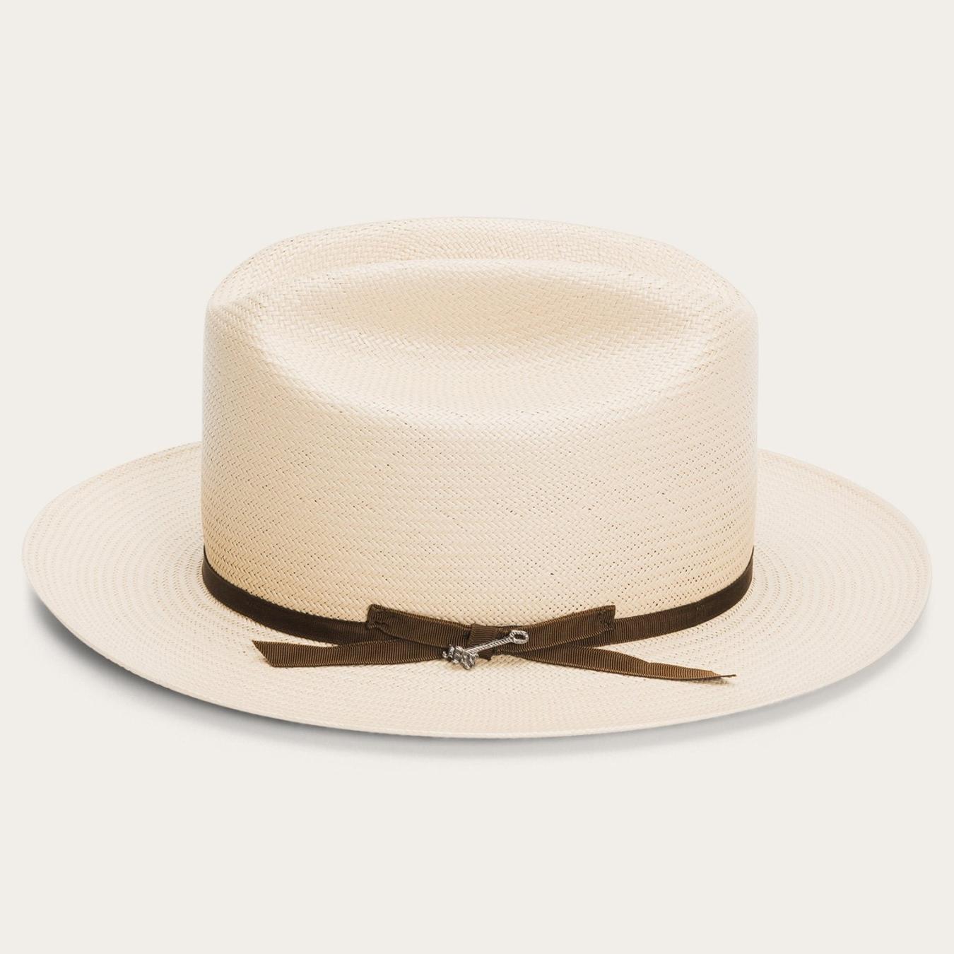 Men/Women Fedora | Stetson Open Road Straw Hat Silverbelly