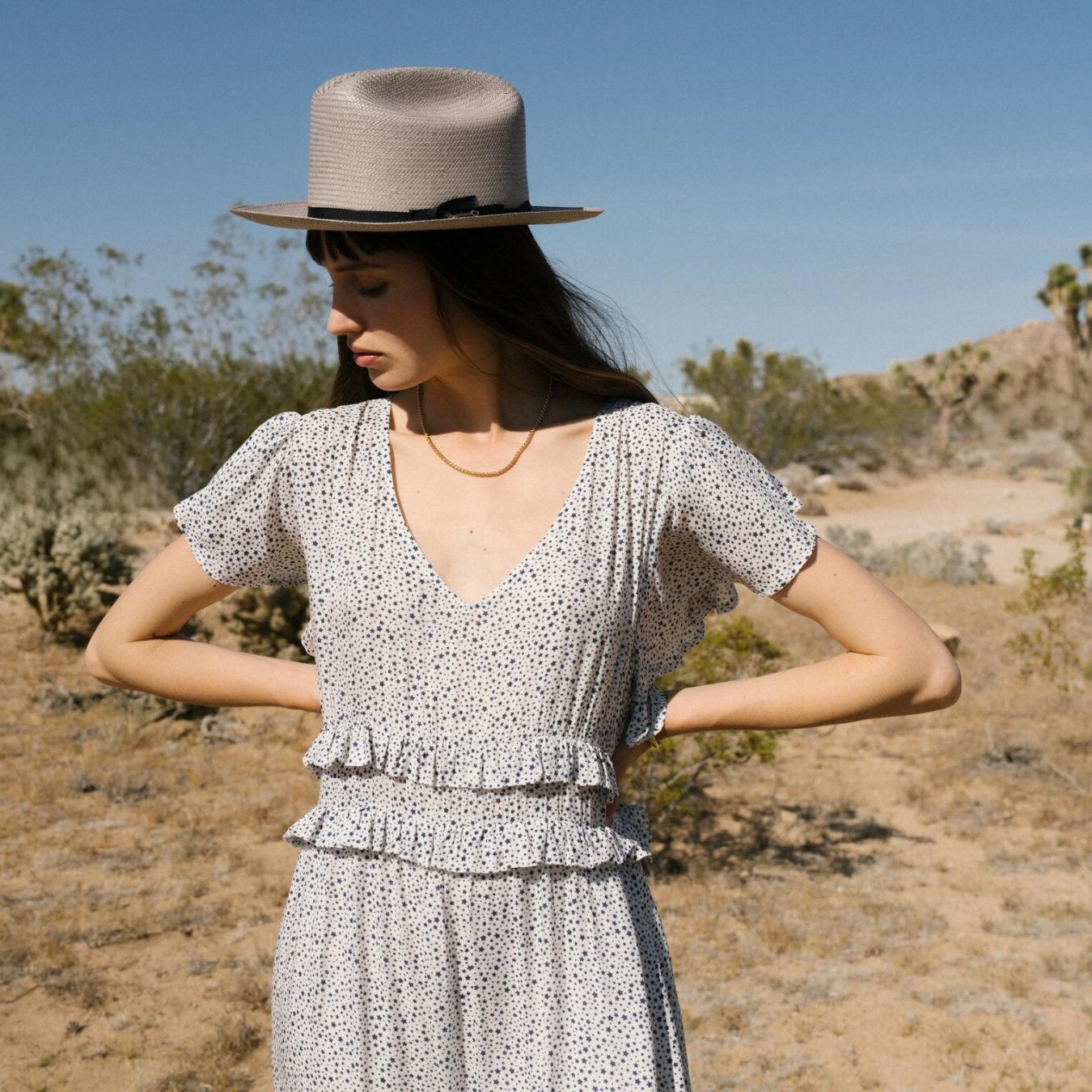 Men/Women Fedora | Stetson Open Road Straw Hat Taupe