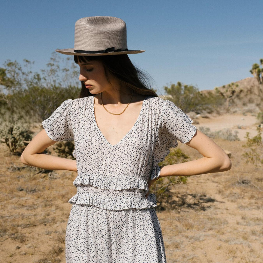 Men/Women Fedora | Stetson Open Road Straw Hat Taupe