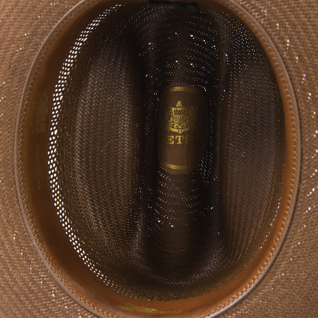 Men/Women Fedora | Stetson Open Road Vented Straw Cowboy Hat Chocolate