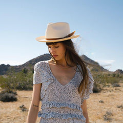 Men/Women Fedora | Stetson Tallahassee Shantung Straw Fedora Natural