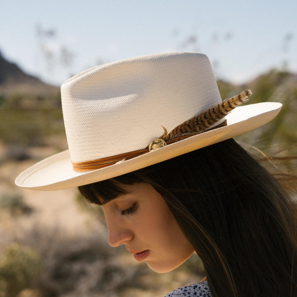 Men/Women Fedora | Stetson Tallahassee Shantung Straw Fedora Natural