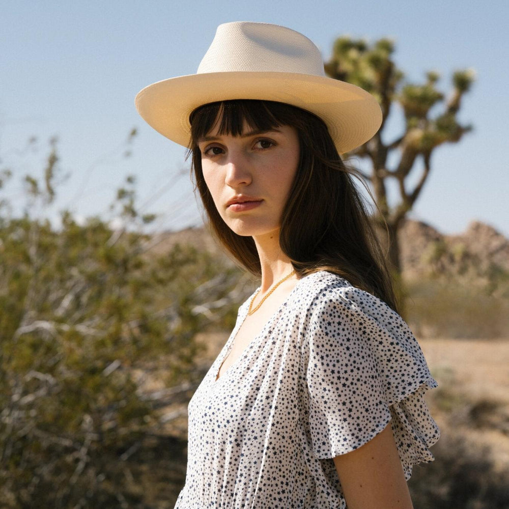 Men/Women Fedora | Stetson Tallahassee Shantung Straw Fedora Natural