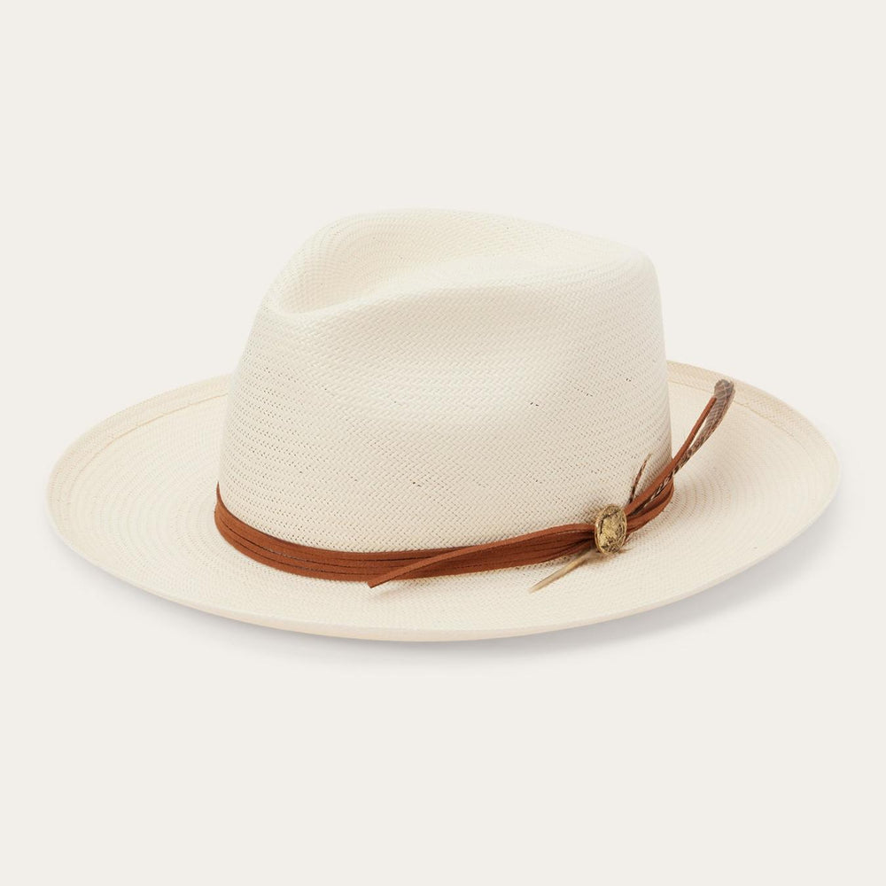 Men/Women Fedora | Stetson Tallahassee Shantung Straw Fedora Natural