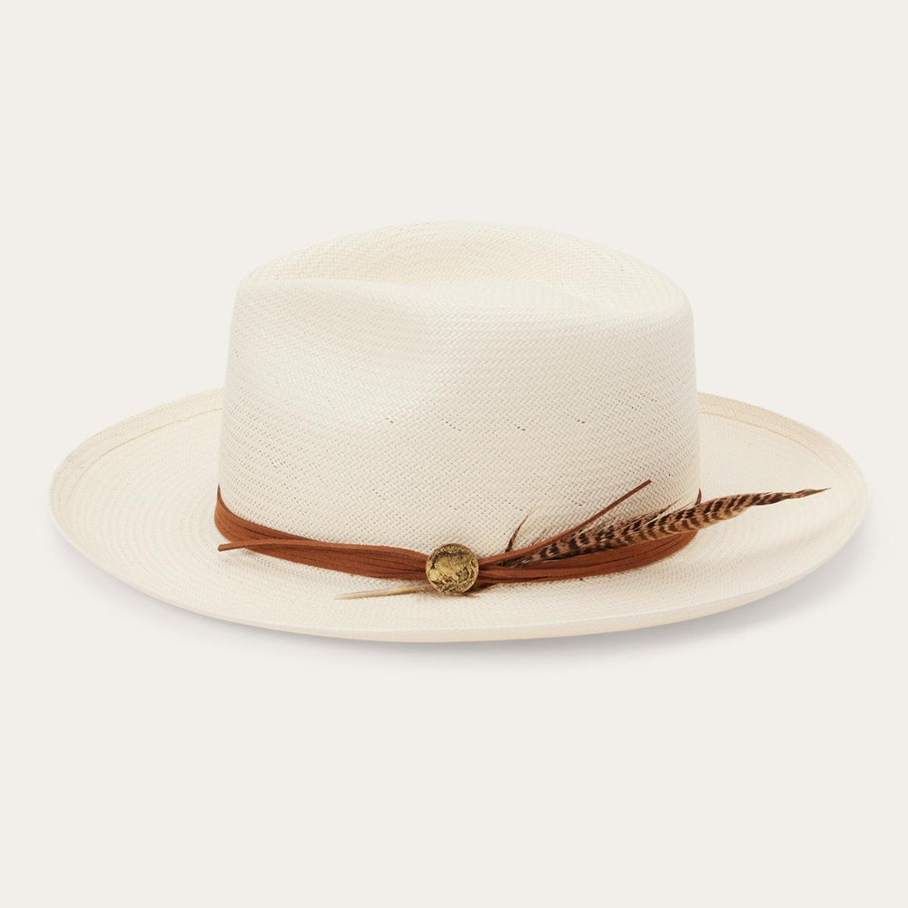 Men/Women Fedora | Stetson Tallahassee Shantung Straw Fedora Natural