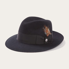Men/Women Fedora | Stetson Temple Fedora Black