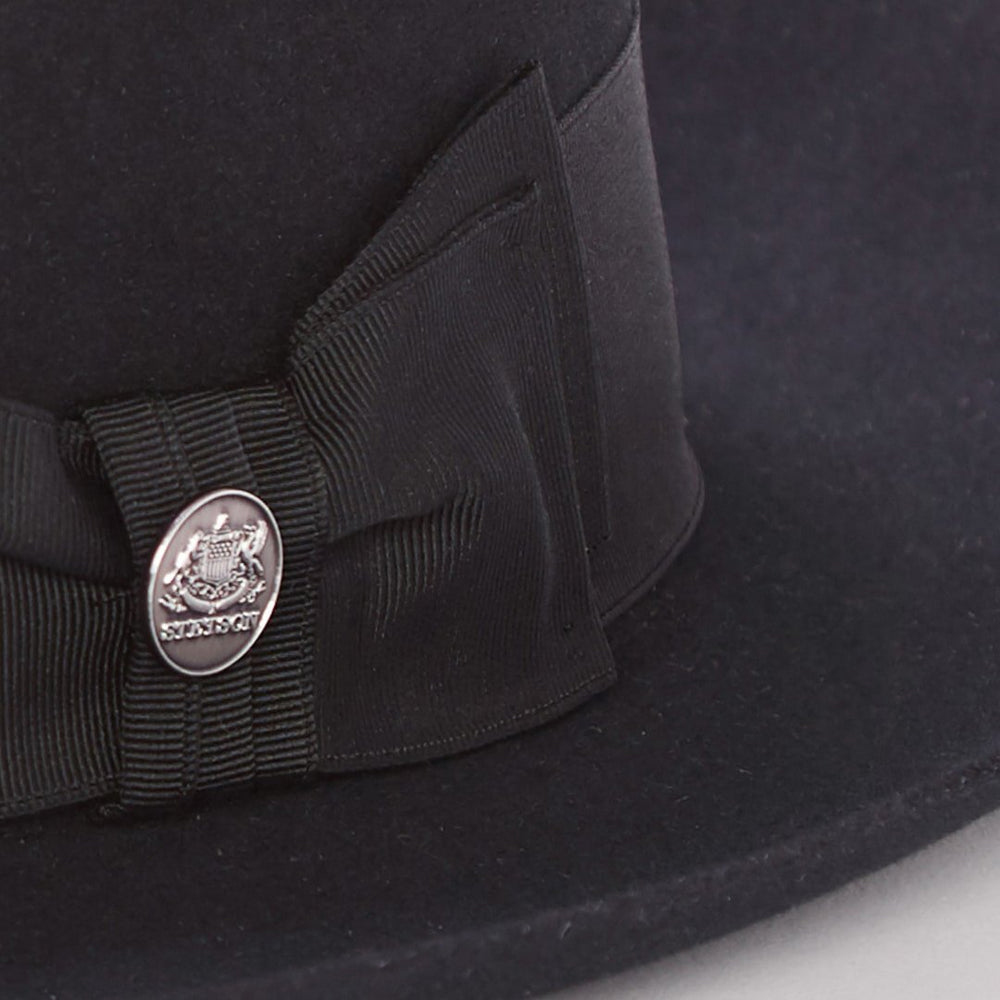 Men/Women Fedora | Stetson Temple Fedora Black