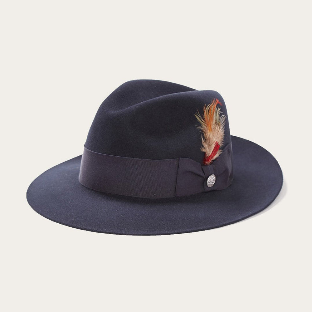 Men/Women Fedora | Stetson Temple Fedora Navy