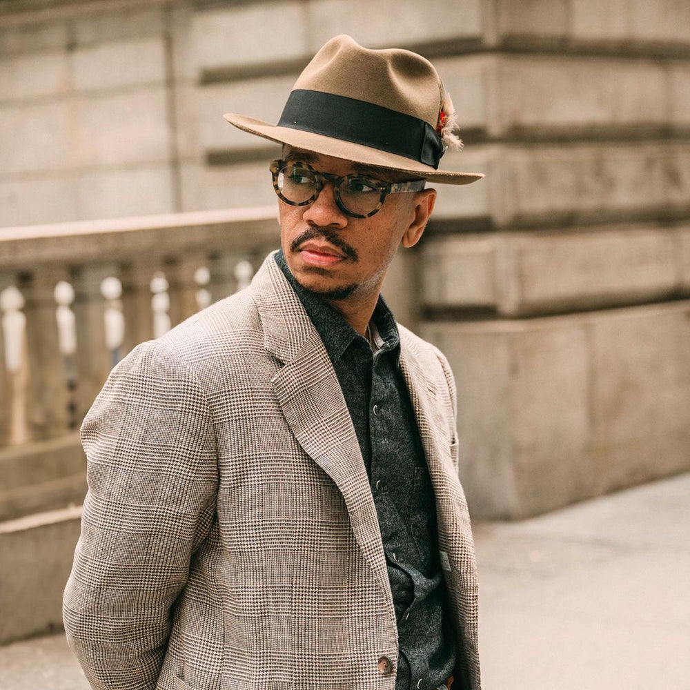 Men/Women Fedora | Stetson Temple Fedora Tawny