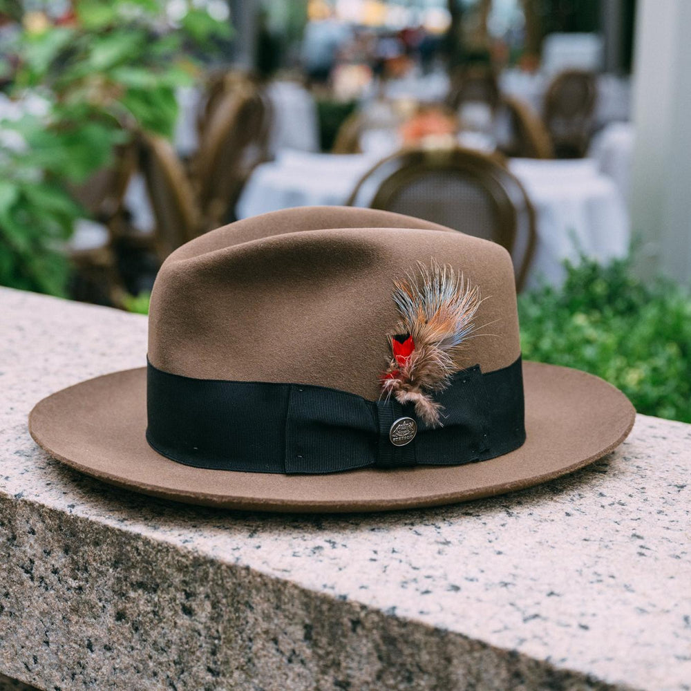 Men/Women Fedora | Stetson Temple Fedora Tawny