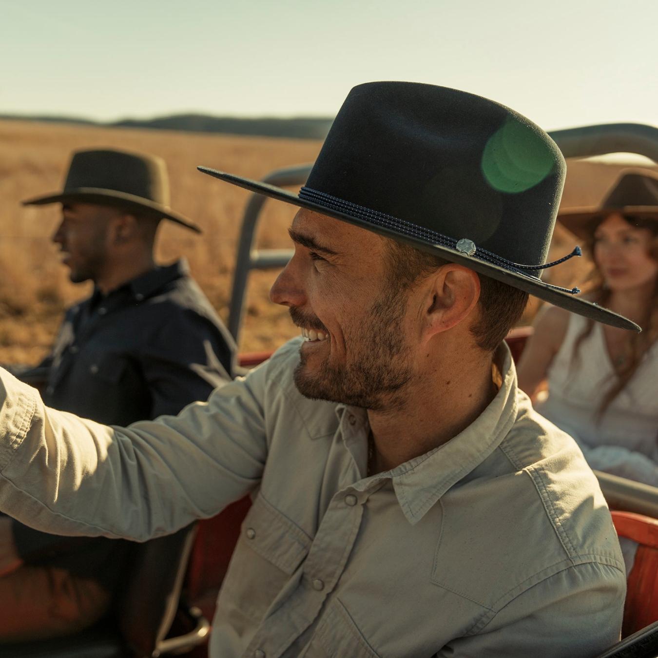 Men/Women Fedora | Stetson The Four Points Navy