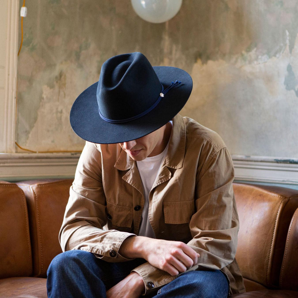 Men/Women Fedora | Stetson The Four Points Navy