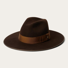 Men/Women Fedora | Stetson Tri-City Fedora Chocolate