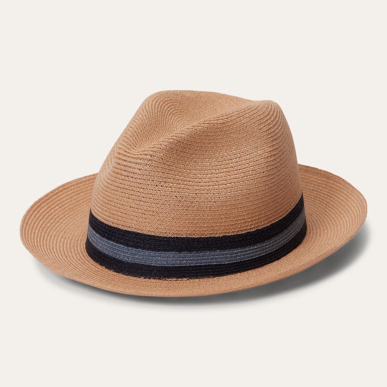 Men/Women Fedora | Stetson Triad Straw Fedora Turquoise
