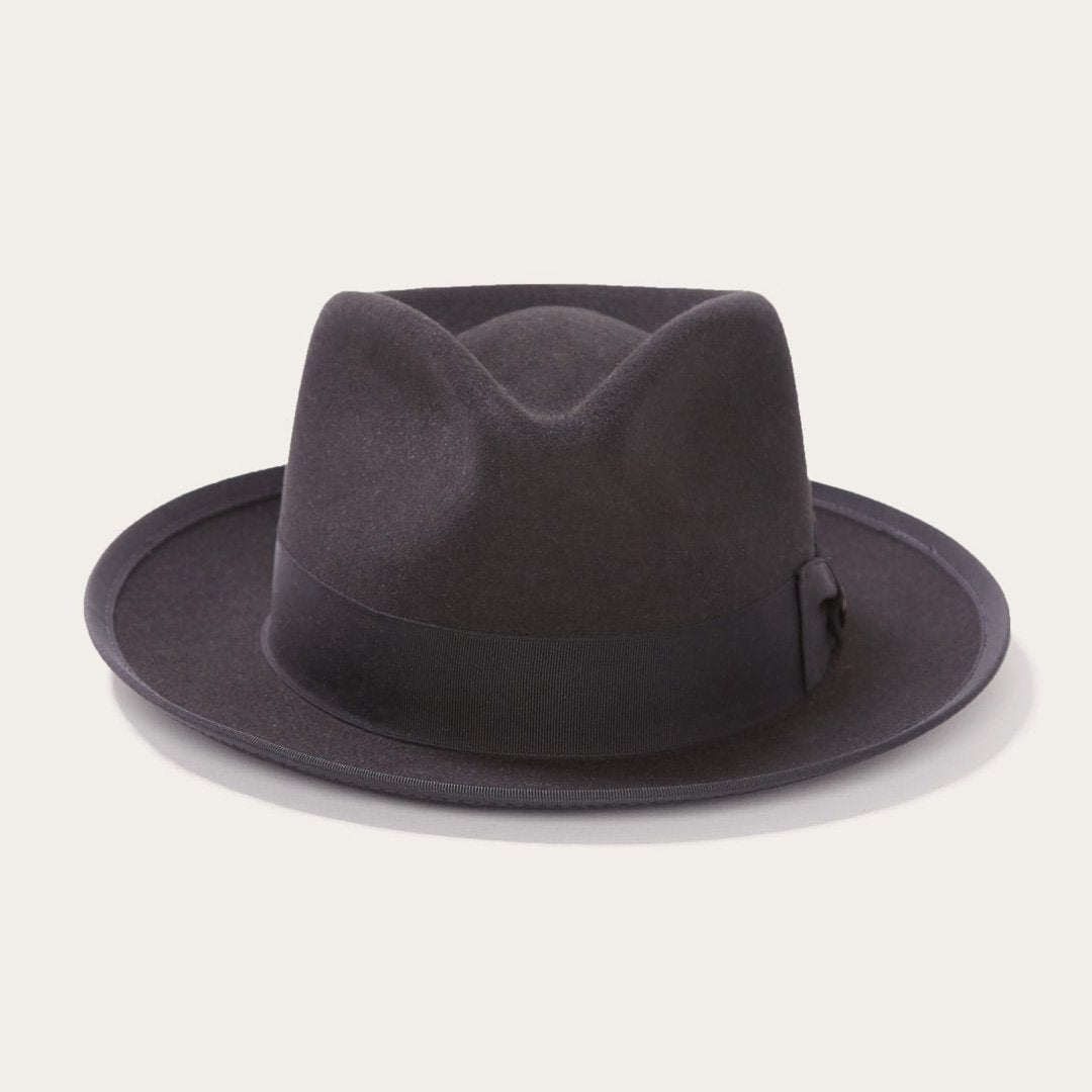 Men/Women Fedora | Stetson Whippet Wool Fedora Black