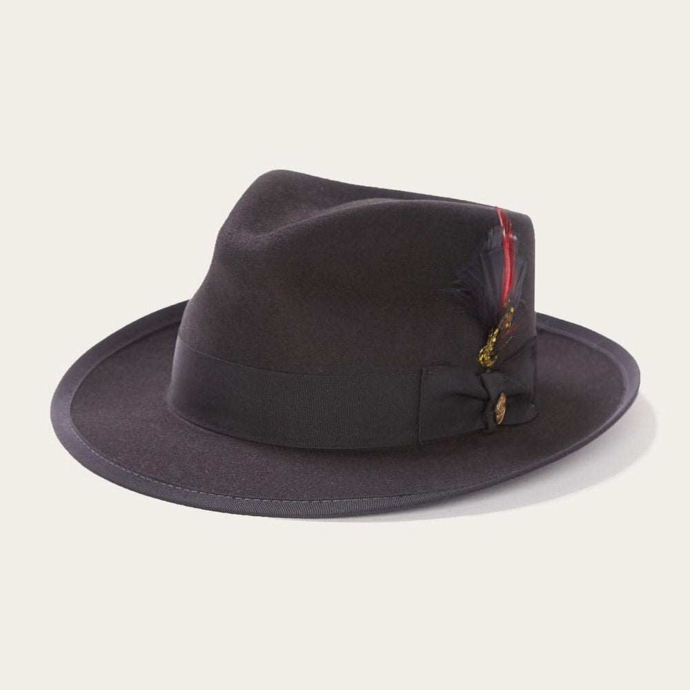 Men/Women Fedora | Stetson Whippet Wool Fedora Black
