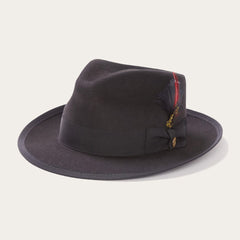 Men/Women Fedora | Stetson Whippet Wool Fedora Black