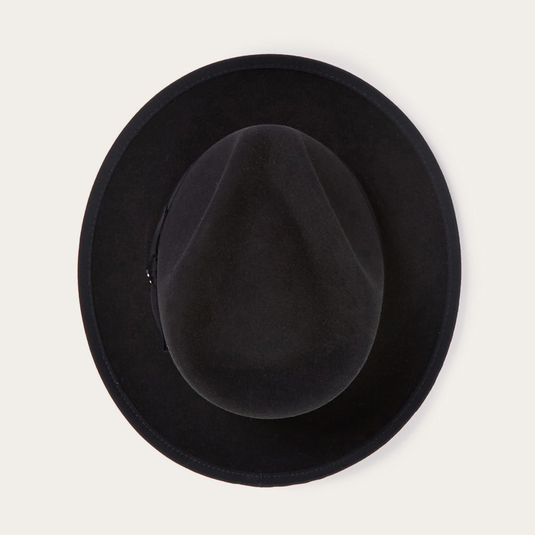 Men/Women Fedora | Stetson Whippet Wool Fedora Black