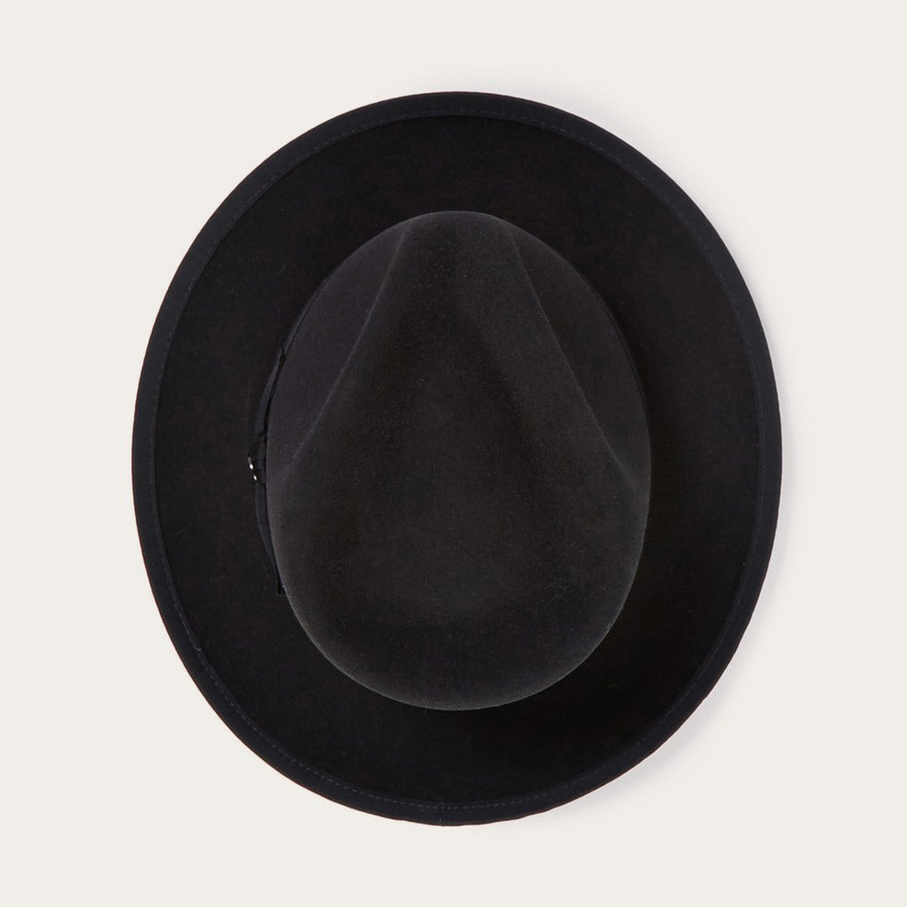 Men/Women Fedora | Stetson Whippet Wool Fedora Black