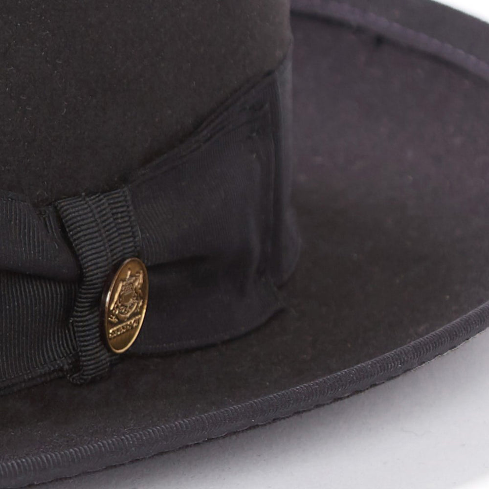Men/Women Fedora | Stetson Whippet Wool Fedora Black