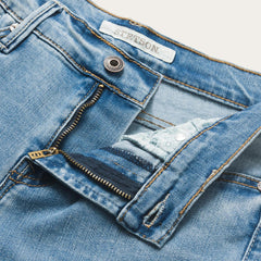 Women Denim | Stetson High Waist Flare Crop Jean Blue