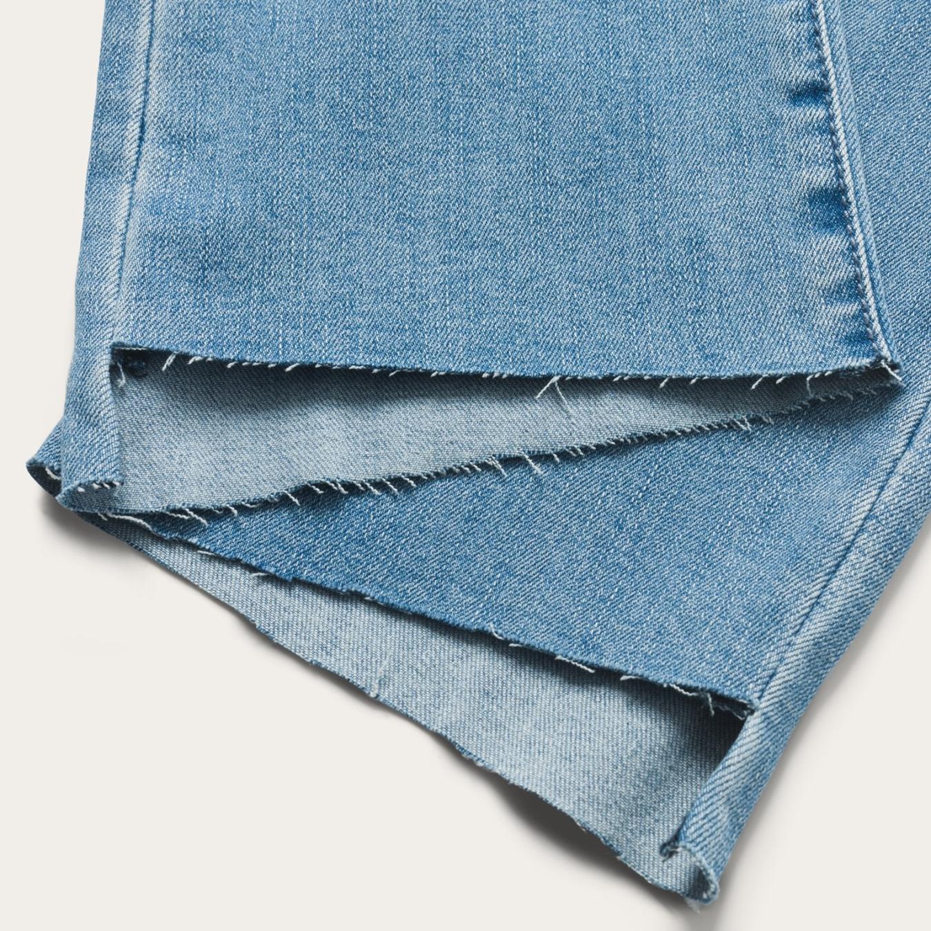 Women Denim | Stetson High Waist Flare Crop Jean Blue