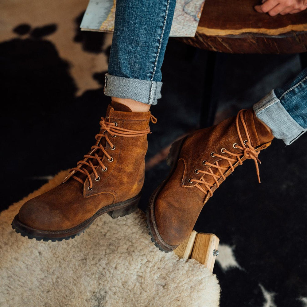 Women Outdoor | Stetson Sam Lace Up Brown Suede
