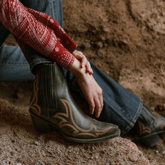 Women Shorties | Stetson Greta Boots Black