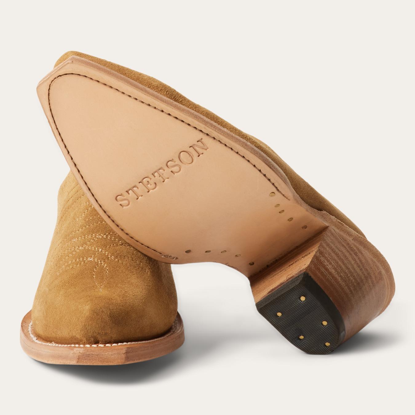 Women Shorties | Stetson Reed Western Mules Tan