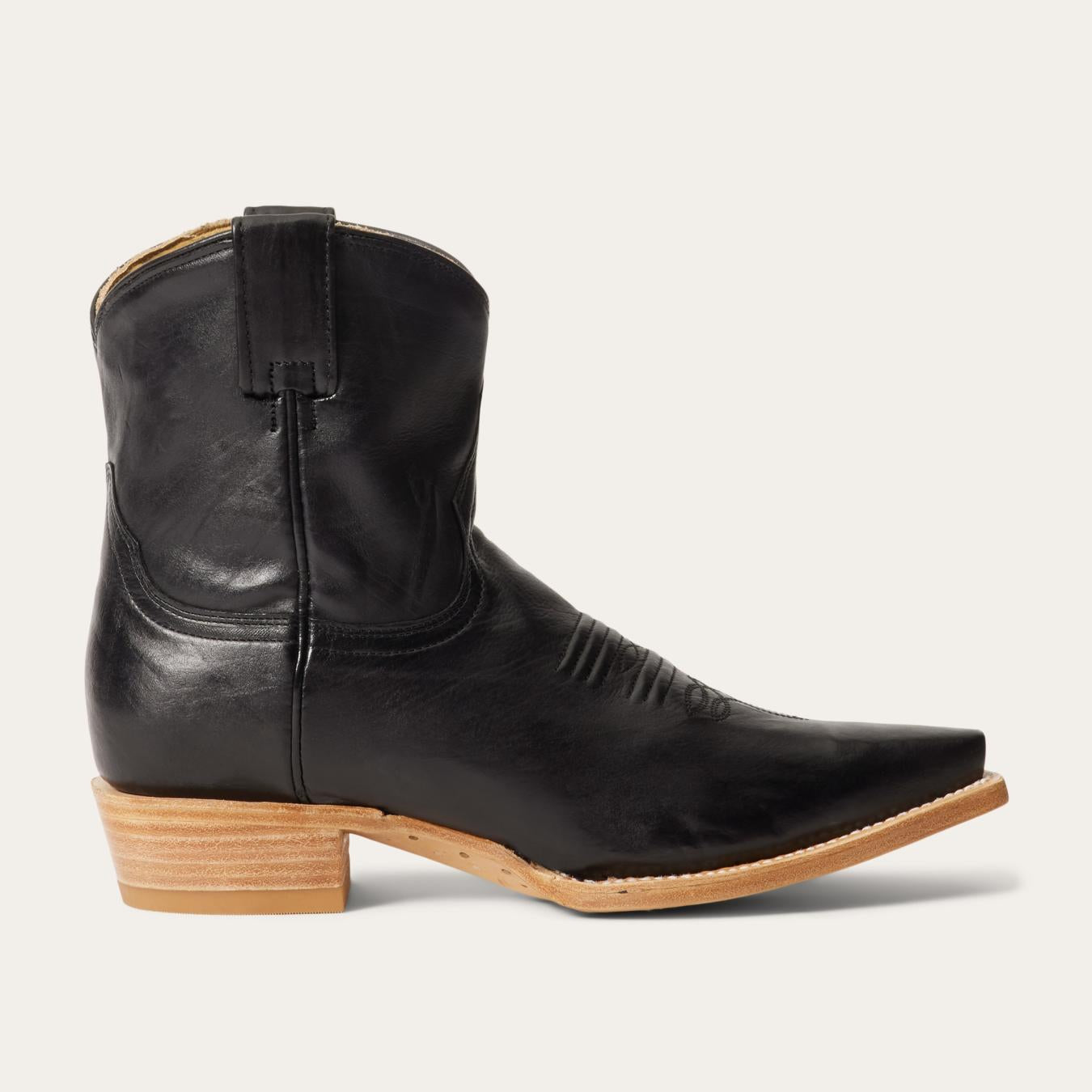 Women Shorties | Stetson Riley Shorty Boots Black