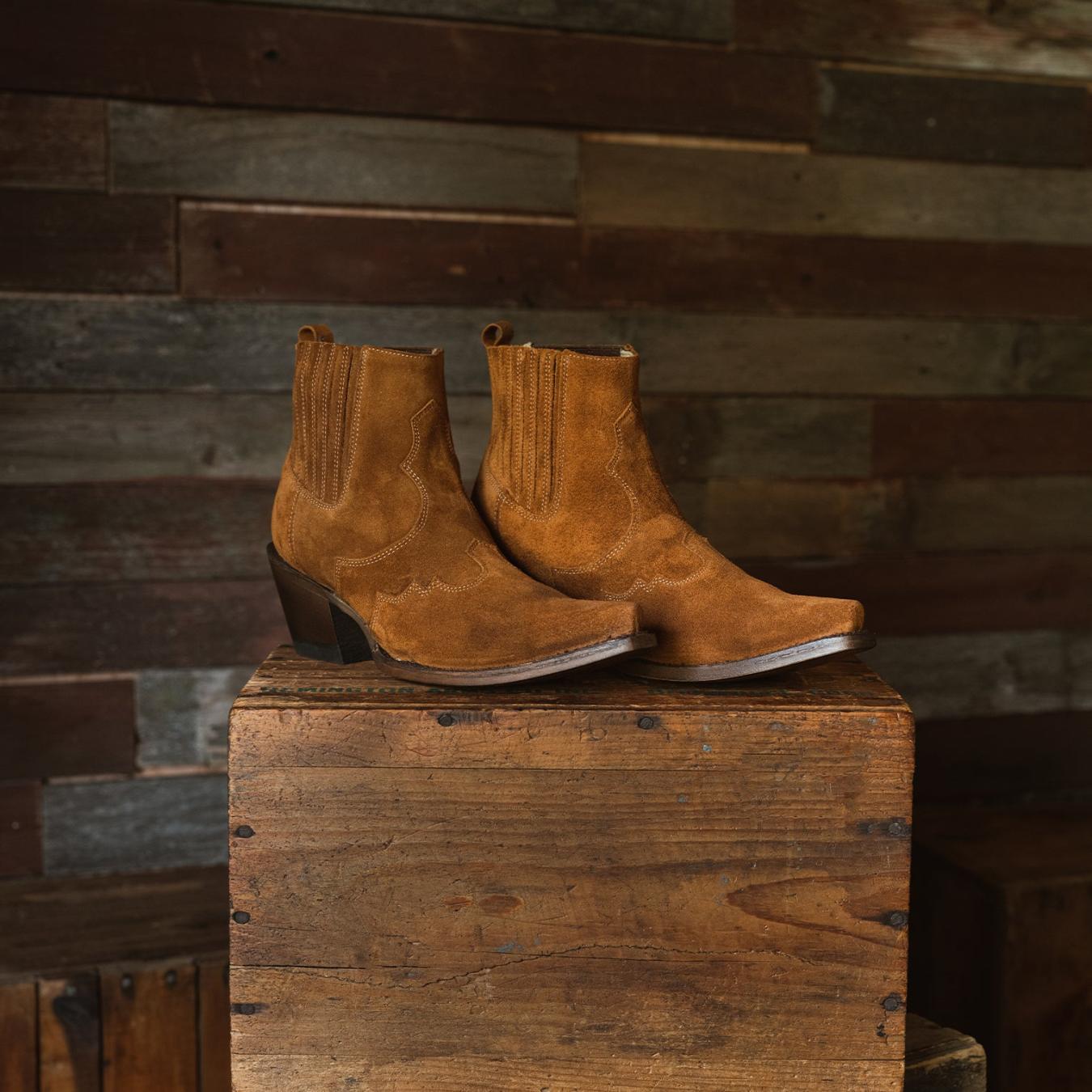Women Shorties | Stetson Talula Boots Tan